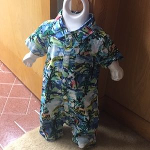 Hawaii Boys Infant/Toddler Jumpsuit.